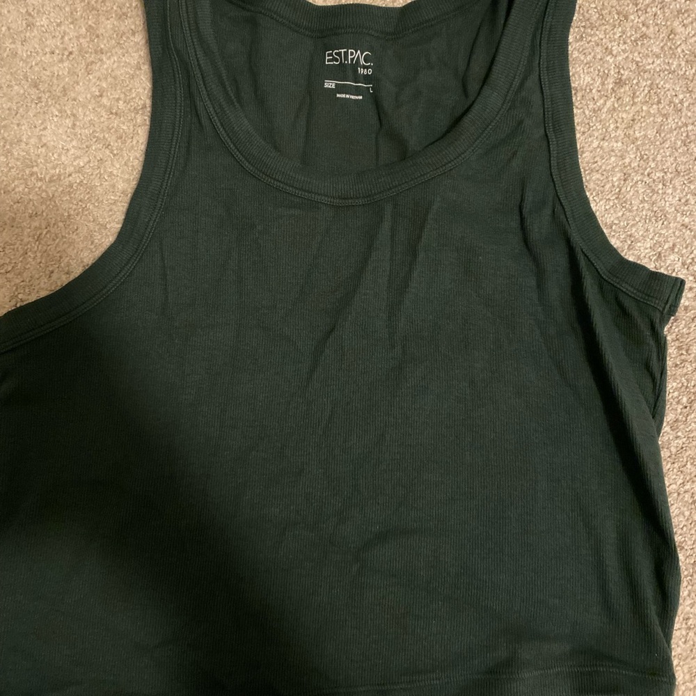 Women's Green Tank Top